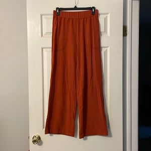 old navy burnt orange lounge pants